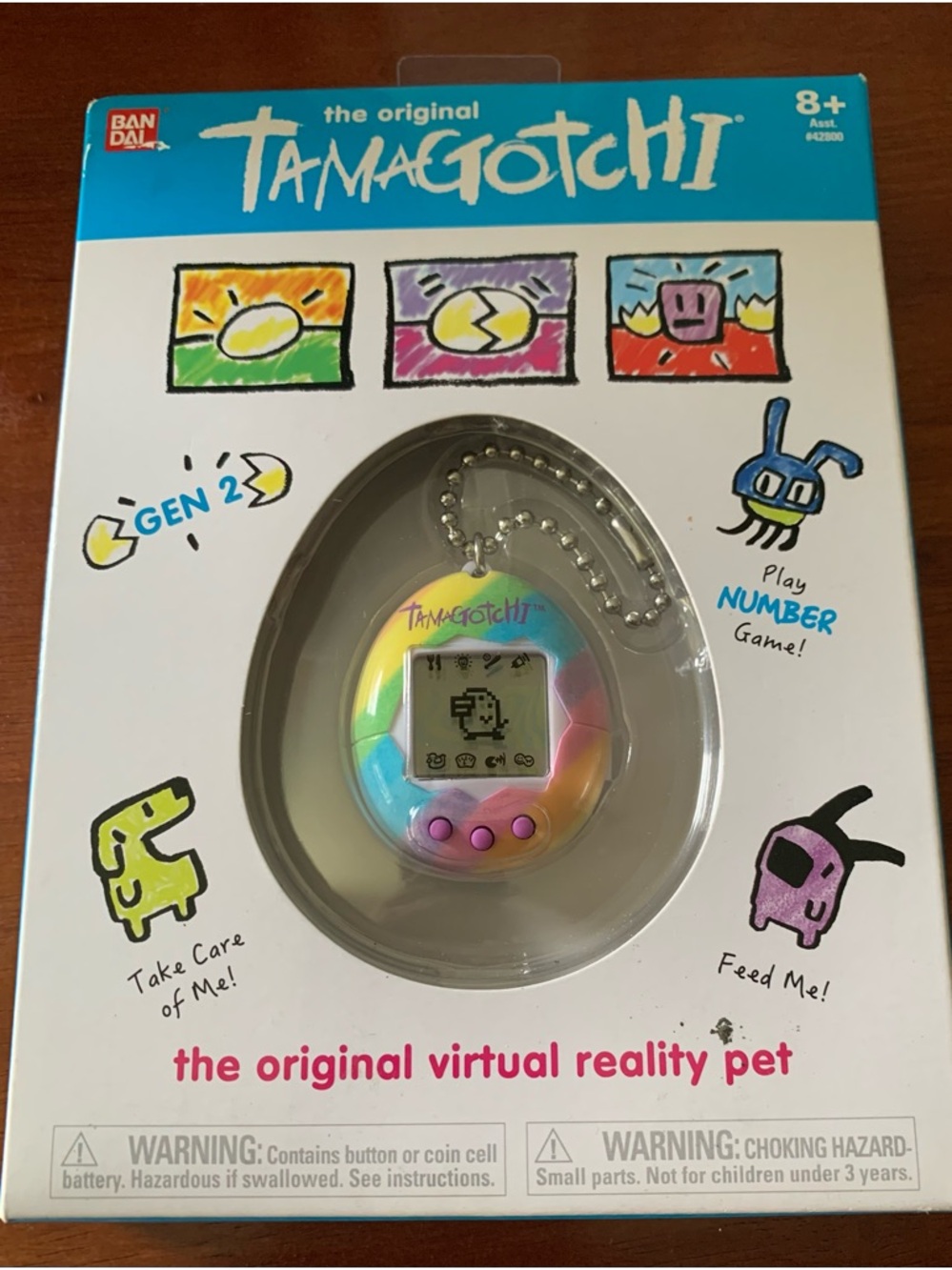 Tamagotchi Gen 2 Rainbow Virtual Pet - The Original Kids Toy - COLLECTIBLE